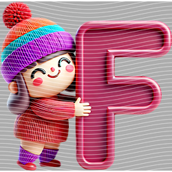 Cartoon letters-CL 579